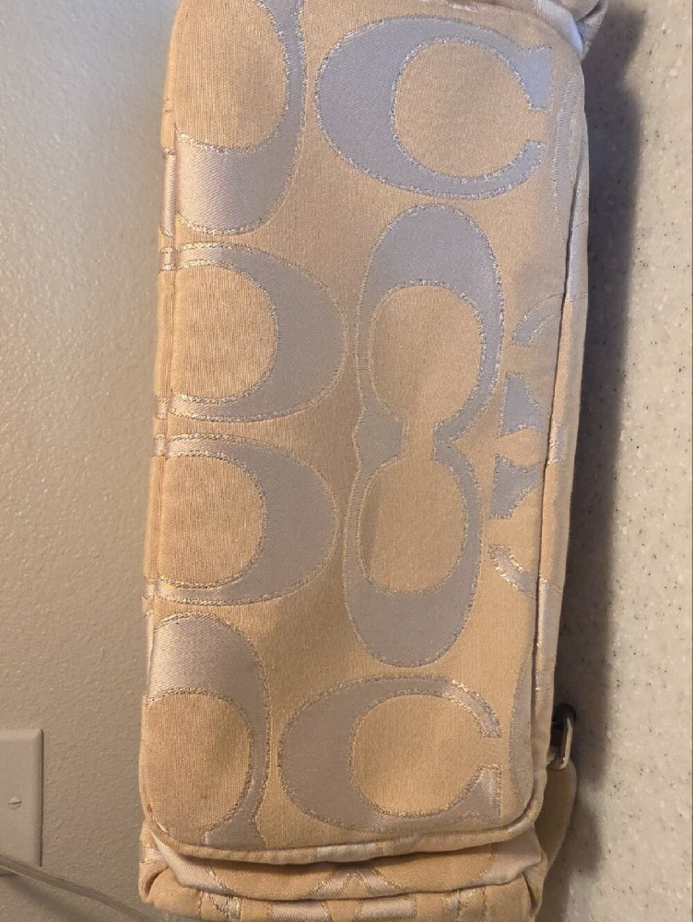 COACH POPPY SIGNATURE SATEEN LUREX BACKPACK - Picture 16 of 16